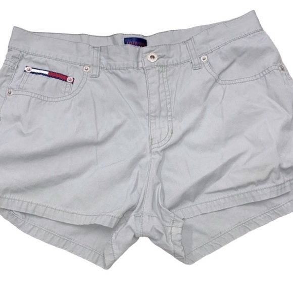 Tommy jeans olive green shorts size 13 - Picture 1 of 5
